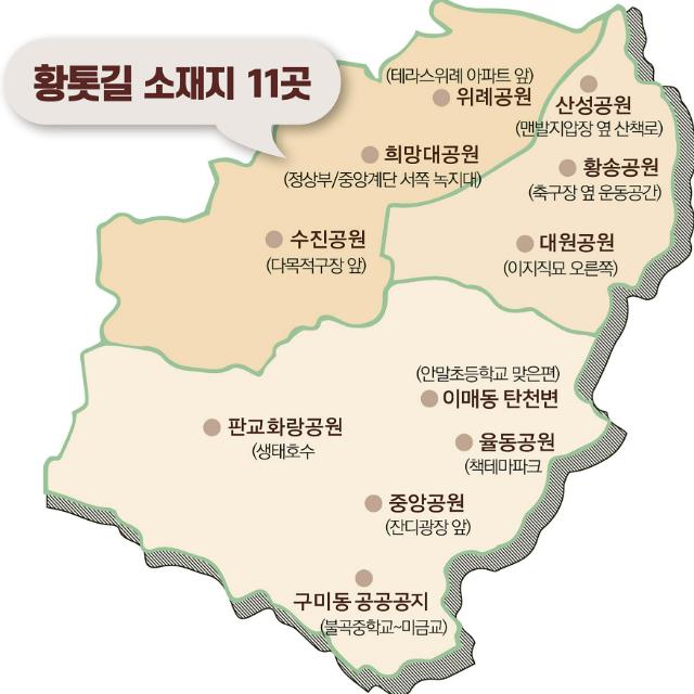 성남시, 봄철 맞아 15일부터 맨발 황톳길 11곳 전면 개방  기사 이미지