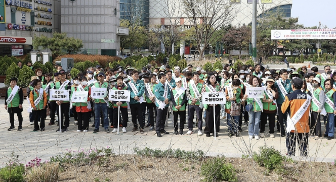 성남시, 야탑역 일대서 '민·관 합동 화재예방 캠페인' 전개 기사 이미지