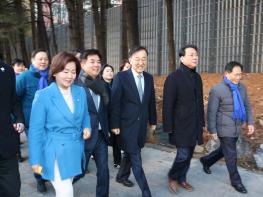 김윤덕 국토부 장관, 김병욱 성남시장 예비후보와 성남시 주요 철도 현장 방문 기사 이미지