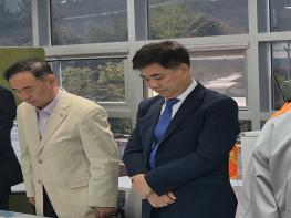 김병욱 후보 경선 후 첫 행보, 성남소방서 방문 기사 이미지